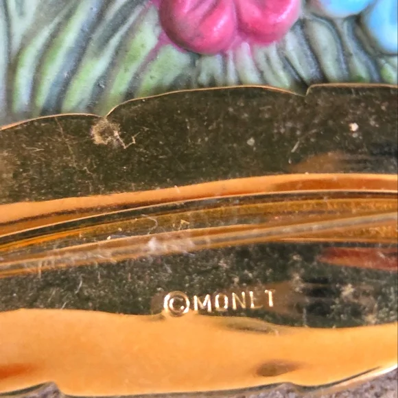 Vintage Monet Gold Feather Brooch - Picture 5 of 5